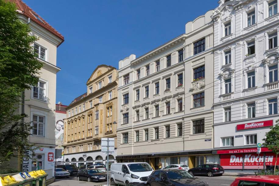 Bezugsfertiger Altbau! Südostseitige 2-Zimmer-Wohnung auf Gumpendorfer Straße, Wohnung-legalform.mietkauf, 499.000,€, 1060 Wien 6., Mariahilf