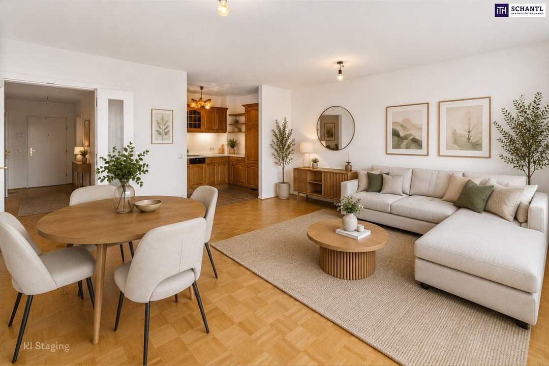 Ruhige 2-Zimmer-Wohnung mit Loggia – Wohnen in absoluter Ruhelage von Wien-Hernals!