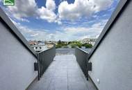 Erstbezug mit Weitblick-Terrasse in Hofruhelage nahe Kagraner Platz! Küche und hochwertige Ausstattung inklusive - JETZT ANFRAGEN