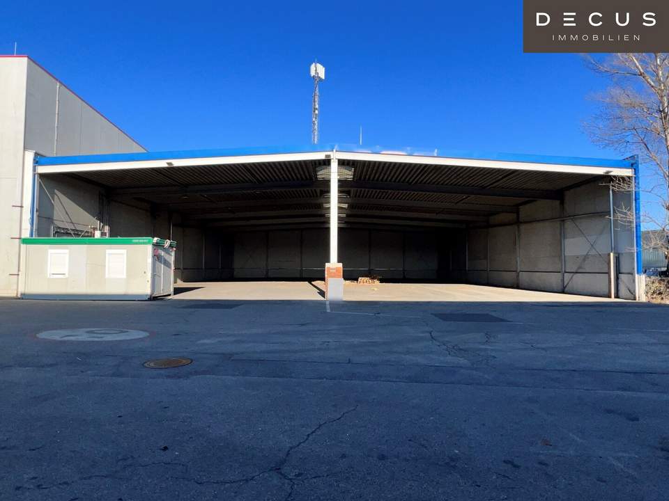 Lagerhallen von 1.100m² bis 2.370m² | Nähe Wagramer Straße | TOP ERREICHBARKEIT |