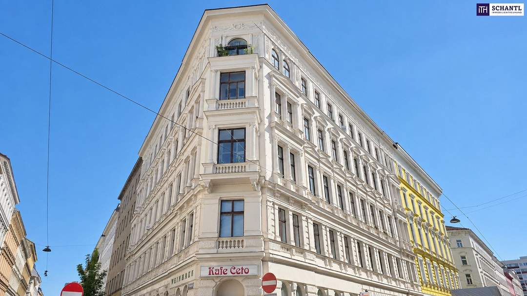Gestalten Sie Ihren Wohntraum! Sanierungsbedürftige 2-Zimmer-Altbauwohnung mit viel Potenzial &amp; hervorragender öffentlicher Anbindung an die U1 &amp; U2 - schnell zugreifen!