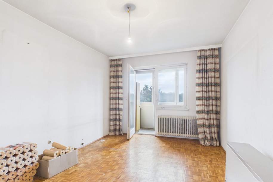 NEU FÜR SIE: Ruhige 2-Zimmer Wohnung mit Loggia, Blick ins Grüne und Gartenmitbenützung sucht neue Eigentümer!, Wohnung-kauf, 95.000,€, 2486 Baden