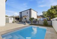 Urlaub zu Hause: Modernes Generationenhaus mit Pool & Palmen-Oase in Aspersdorf! Ideal für Familie, Beruf & Entspannung