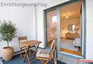 Neuwertige 1-Zimmer-Wohnung mit Loggia und U-Bahn-Nähe in 1210 Wien, 849 € Miete