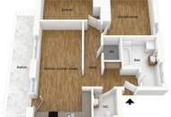 Wohnen in angenehmer Atmosphäre - Helle 3-Zimmerwohnung mit Balkon und Venedigerblick