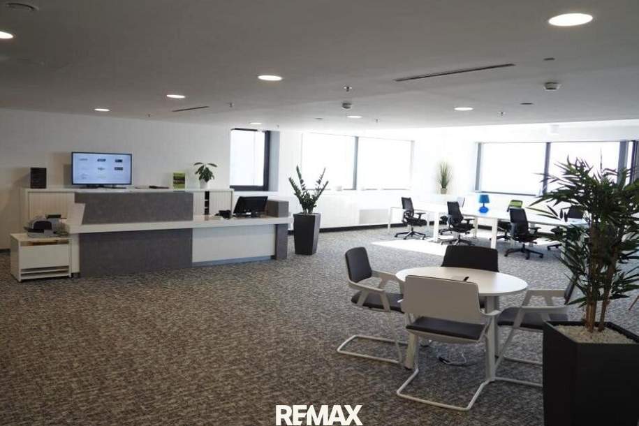 Büro im Millennium Tower - Provisionsfrei für den Mieter!, Gewerbeobjekt-miete, 7.450,00,€, 1200 Wien 22., Donaustadt