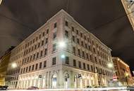 CITY-HIGHLIGHT, Gonzagagasse, klimatisiertes 122 m2 Dachgeschoss mit 8 m2 Terrasse, 3 Zimmer, Küche, 2 Bäder, Parketten, Börse-Nähe