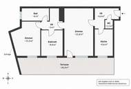 Charmante 3-Zimmer Dachgeschoßwohnung mit Balkon, Terrasse &amp; Garage in 1200 Wien – €439.000