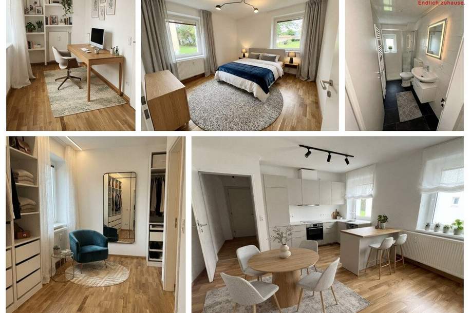 Bezaubernde Wohnung mitten im Grünen - hervorragende Infrastruktur - äußerst praktischer Schnitt bietet flexible Nutzungsmöglichkeiten - preiswert und sofort verfügbar!, Wohnung-miete, 404,02,€, 4400 Steyr(Stadt)