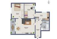 Wohnen in Ruhe: 3-Zimmer-Wohnung in Sackgassenlage