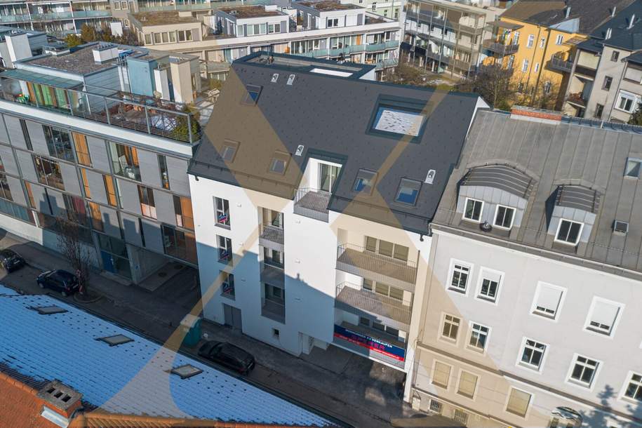 NEUBAU! Ideale 2-Zimmer-Starterwohnung mit Loggia in Urfahr-Zentrum zu verkaufen!, Wohnung-kauf, 289.000,€, 4040 Linz(Stadt)