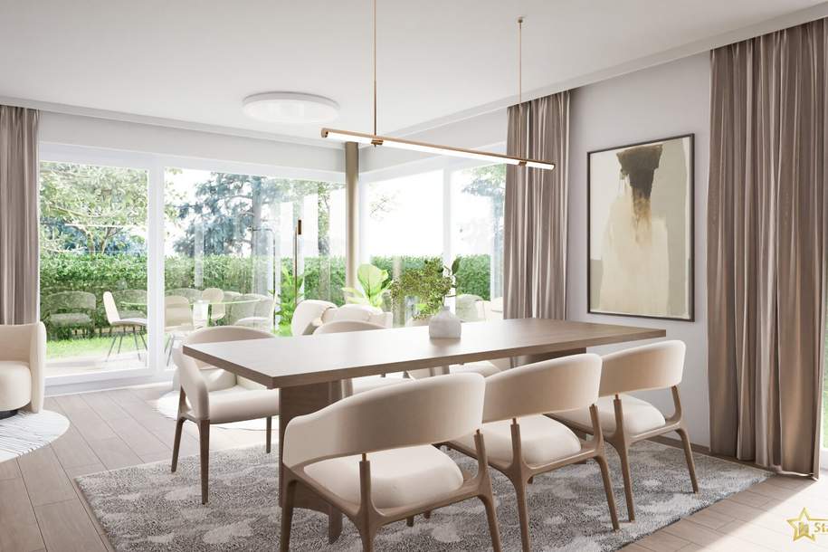 PHOTOVOLTAIKANLAGE INKLUSIVE! FREI STEHENDES EINZELHAUS. U1 LEOPOLDAU. Provisionsfrei für den Käufer., Haus-kauf, 615.000,€, 1210 Wien 21., Floridsdorf