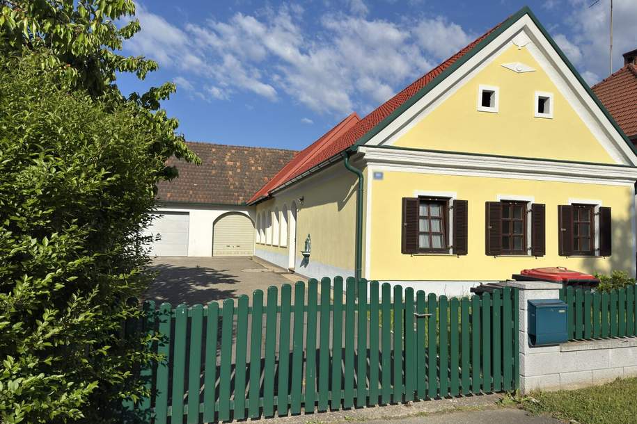 Oberdorf: Gepflegtes Wohnhaus mit 2 Garagen und ebenen Garten, Haus-kauf, 169.000,€, 7501 Oberwart