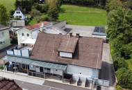 Voll vermietetes Wohn- &amp; Geschäftshaus mit 2 Wohnungen, Gewerbe &amp; 6 Stellplätzen!