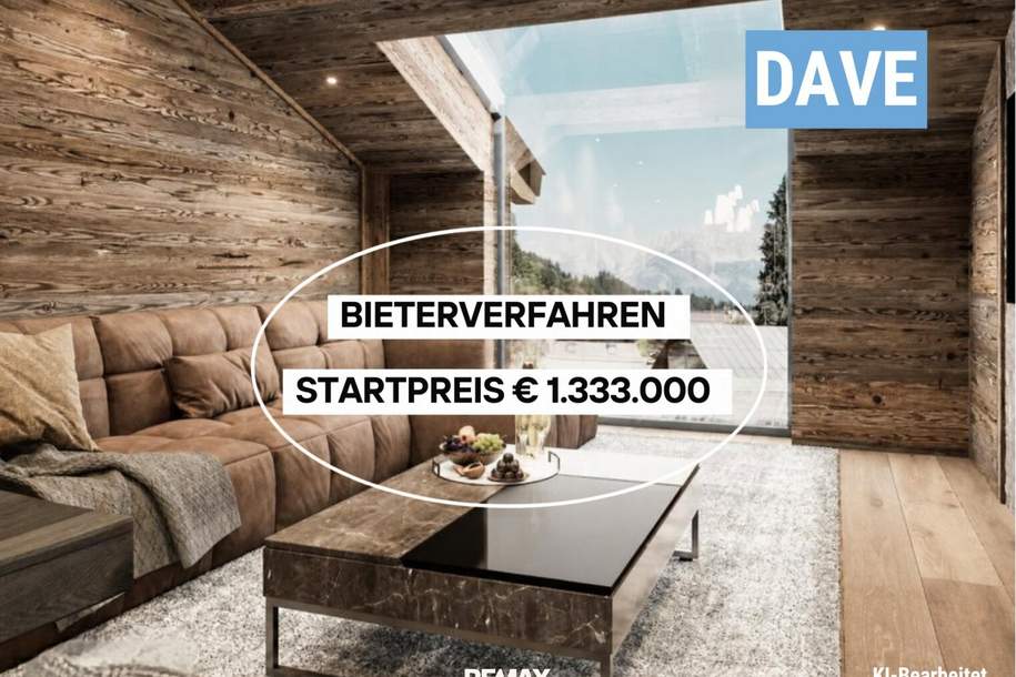 PROVISIONSFREI - Grundstück mit genehmigter Projektierung für Stadthaus mit Kaiserblick, Haus-kauf, 1.333.000,€, 6370 Kitzbühel