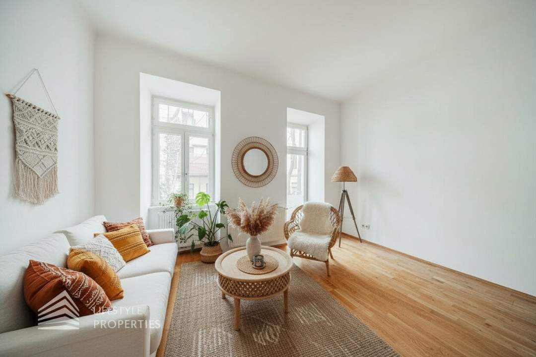Charmante 2-Zimmer-Altbauwohnung mit idyllischem Eigengarten – urbanes Wohnen mit Rückzugsqualität
