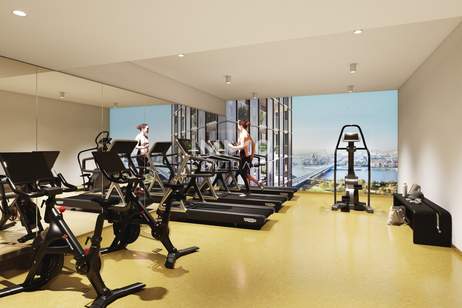 Sky Apartment Vienna: 40. Etage - DC2 Tower: SKY RESIDENCES, Wohnung-miete, 1.100,00,€, 1220 Wien 22., Donaustadt