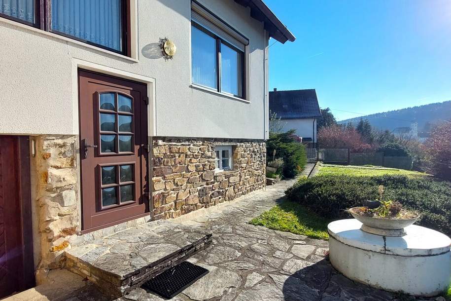 Panorama 200m² WFL, 2 Wohngeschoße, großer Garten, Obstbäume, Wald, Haus-kauf, 295.000,€, 7442 Oberpullendorf