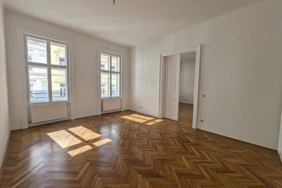 Großzügige 2 Zimmer Altbauwohnung mit Fischgrätparkett in 1090 Wien - Seegasse, Wohnung-miete, 1.580,28,€, 1090 Wien 9., Alsergrund