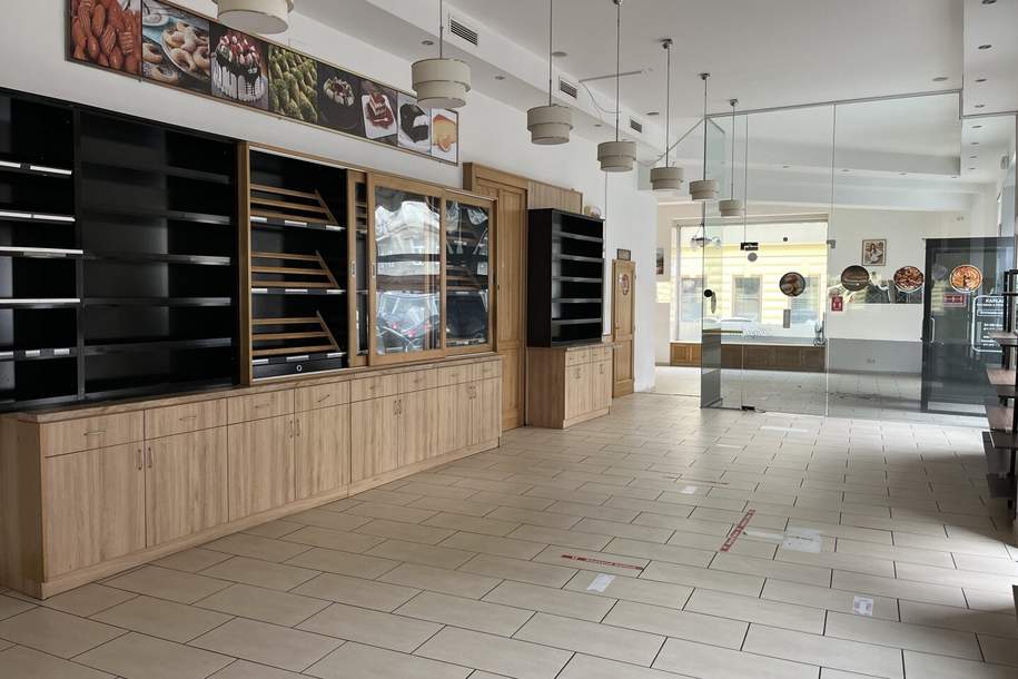 Großzügiges 320 m² Ecklokal Nähe Laxenburgerstraße!, Gewerbeobjekt-miete, 3.489,68,€, 1100 Wien 10., Favoriten