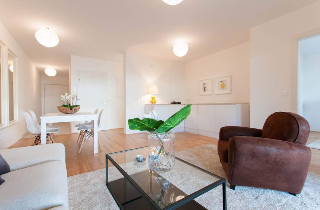 TRAUMHAFTE DG-WOHNUNG IM ERSTBEZUG! 2 ZIMMER, TERRASSE, PROVISIONSFREI