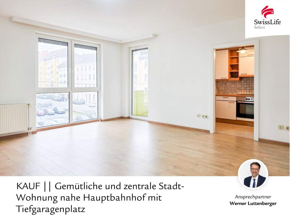 Gemütliche und zentrale Stadt-Wohnung nahe Hauptbahnhof mit Tiefgaragenplatz