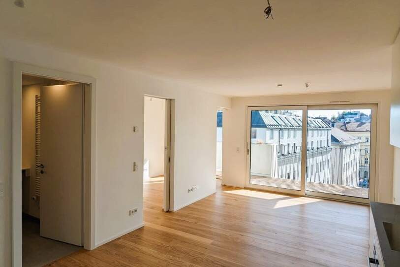 **ab September* Südseitige Single- und Pärchenwohnung mit Loggia in der 6. Etage – Zweitbezug, Wohnung-miete, 1.475,00,€, 1050 Wien 5., Margareten