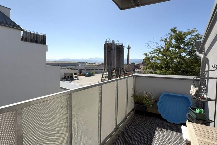SUPER GROSSE LOGGIA 7,77m²!! Moderne Neubauwohnung nahe Akademiepark, Wohnung-miete, 1.035,00,€, 2700 Wiener Neustadt(Stadt)