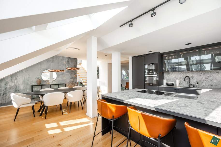 Exklusive Dachgeschoss-Maisonette im Servitenviertel, Wohnung-kauf, 2.450.000,€, 1090 Wien 9., Alsergrund