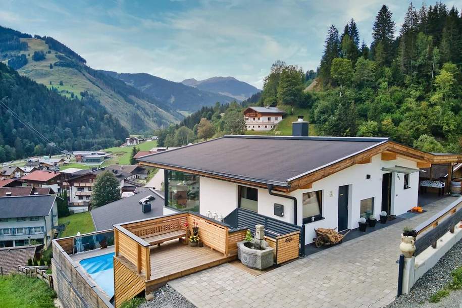 neuwertiges Bergchalet mit Traumaussicht - absolute Ruhelage - Schischaukel Zell am See / Saalbach-Hinterglemm (Provisionsfrei), Haus-kauf, 1.495.000,€, 5752 Zell am See