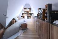 Einzigartige 105 m² große Dachgeschoss Wohnung mit Fernblick // zentrale Lage 1040 // Planstudie DG Ausbau