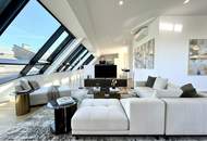 Naschmarkt-Living | Exklusive Maisonette mit Terrasse, Panoramablick &amp; Wintergarten !