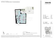 Moderne 2-Zimmer-Wohnung mit Garten