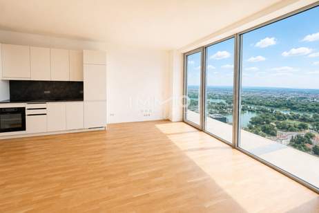 Sky Apartment Vienna: 40. Etage - DC2 Tower: SKY RESIDENCES, Wohnung-miete, 1.100,00,€, 1220 Wien 22., Donaustadt