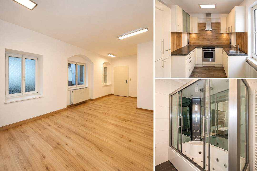 Ruhige, sanierte, teilmöblierte 88 m² Altstadthauswohnung in Freistädter Zentrumslage