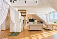 Über den Dächern der Josefstadt – exklusive Dachgeschossresidenz mit Galerie, Dachterrasse & 2 Garagen!