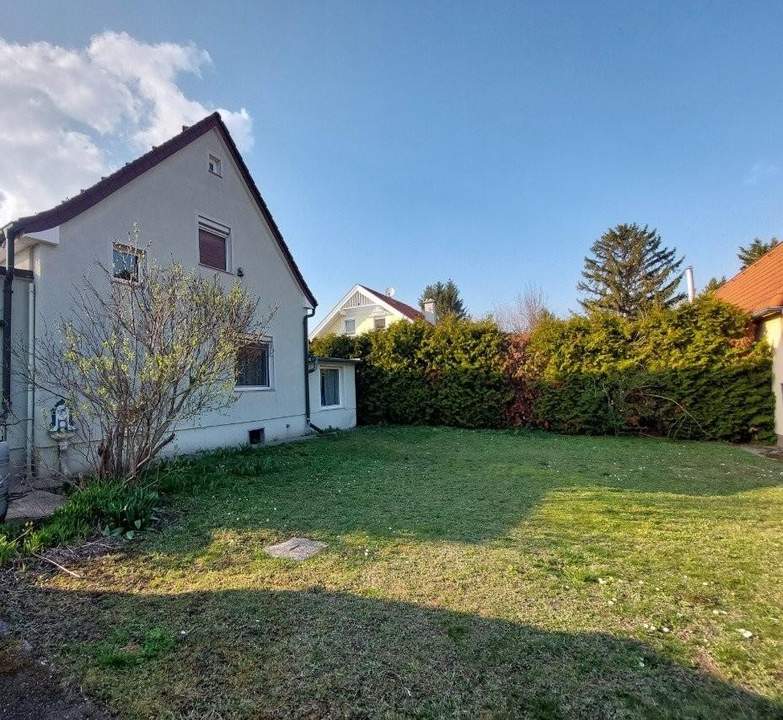 "Baugrund Lobau - schönes Eckgrundstück mit Altbestand"