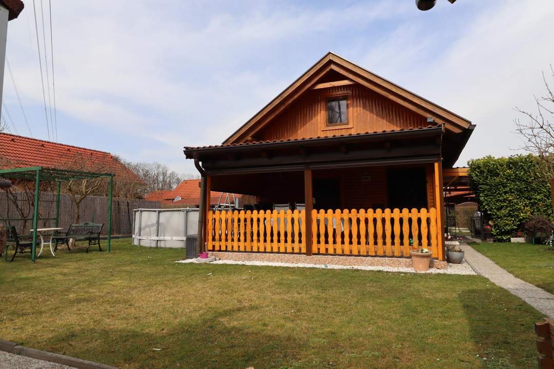 Ganzjährig im Kleingartenhaus - Urlaubsfeeling das ganze Jahr