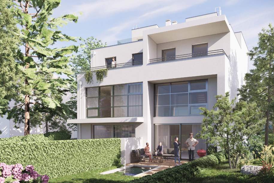 Baubewilligtes Projekt in zentraler Lage für 4 Häuser mit Eigengärten und Terrassen und Stellplätzen, Grund und Boden-kauf, 1.298.000,€, 3400 Tulln