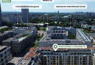 Neubau-Erstbezugs-Büro beim Kirschblütenpark. Hochwertige 3 Zimmer Einheit mit Terrasse, Balkon und Markenküche.