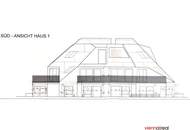 Lichtdurchflutete Penthouse Architektur - barrierefreie 5-Zimmer Maisonette-Wohnung in exklusiver Lage mit teiloffener Galerieebene, zahlreichen Terrassen, 2 Bädern und PKW-Garagenplatz