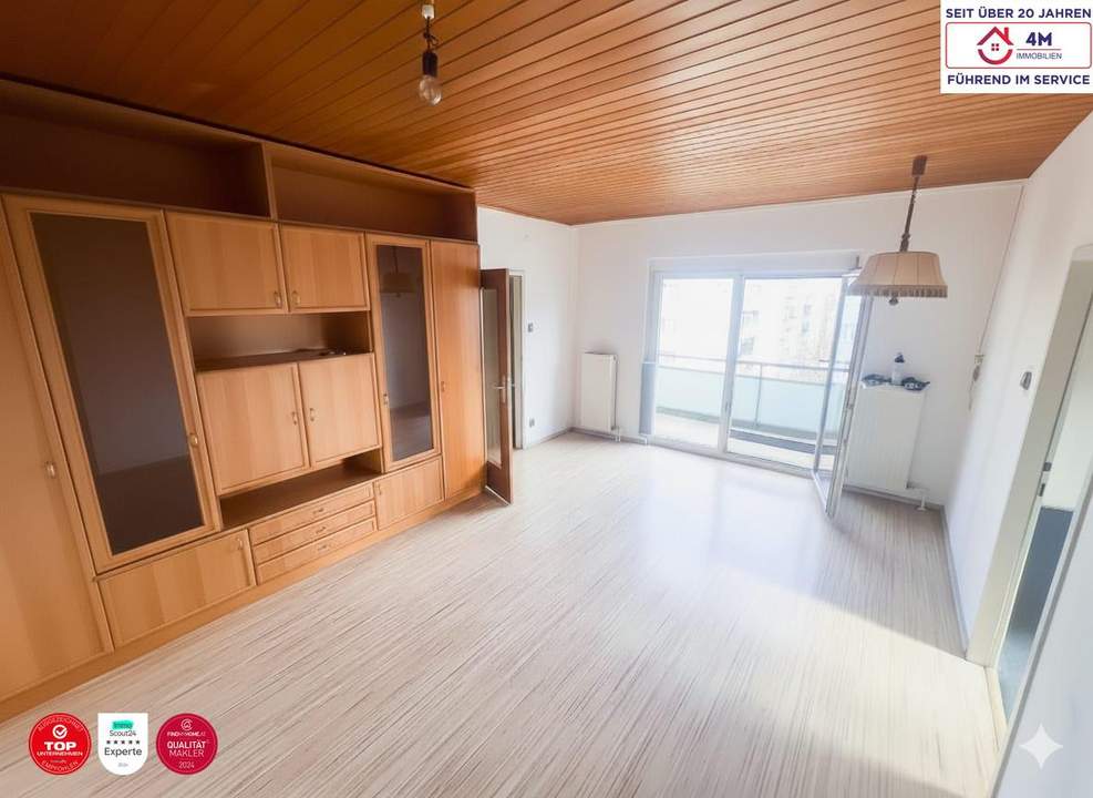 2 Zimmer mit Balkon – ideal für Singles oder Paare