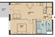 Schöne 2-Zimmer Wohnung mit Balkon