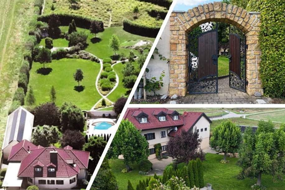 GARTENPARADIES - 9.000 M² - LANDHAUS IN PARKLANDSCHAFT NUR 30 MINUTEN VON WIEN, Haus-kauf, 2122 Mistelbach