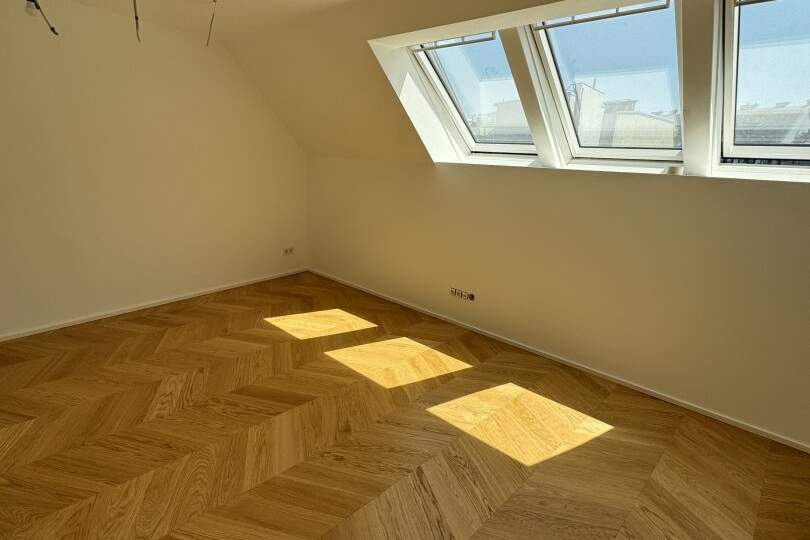 +++Erstbezug lichtdurchflutete 4-Zimmer Dachgeschosswohnung mit Wienblick und Bergblick + Terrasse- NESTROYPLATZ, Wohnung-kauf, 1.390.000,€, 1020 Wien 2., Leopoldstadt