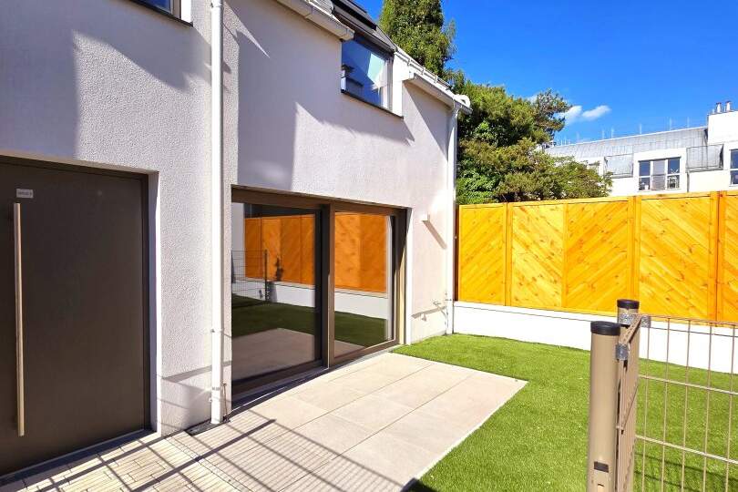 Frühlingsaktion! Lebens(t)raum Erfüller! Cooles Townhouse mit Garten! Ideale Raumaufteilung + Erdwärme + Absolute Ruhelage + Tiefgarage + Ideale Süd Ausrichtung! Nachhaltig und zukunftssicher investiert!, Haus-kauf, 509.000,€, 1230 Wien 23., Liesing