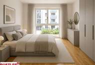 Moderne 2-Zimmer-Neubauwohnung mit Balkon in ruhiger, autofreier Wohnanlage