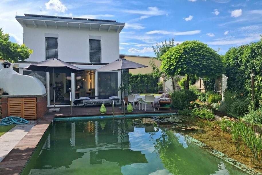 Chill and Grill - Sunset am eigenen Pool mit High-Tech-Haus, Haus-kauf, 499.000,€, 1220 Wien 22., Donaustadt