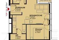 Vermietete Anlegerwohnung in ausgezeichneter Grünlage des 21. Bezirks