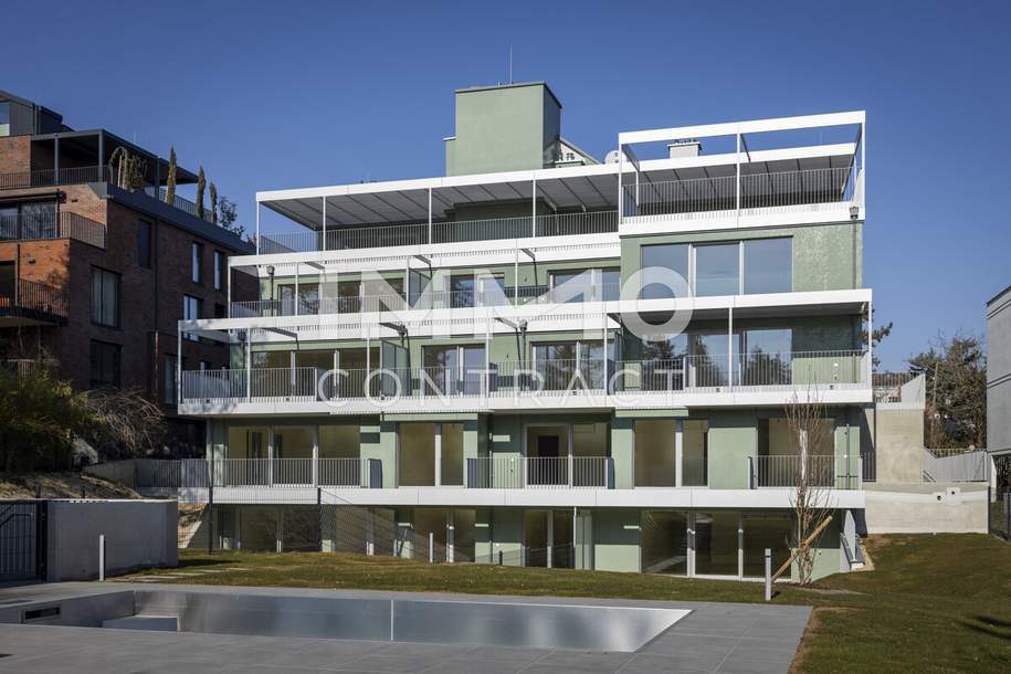 Hochwertig ausgestattete 2 Zimmer Wohnung mit Eigengarten und großzügiger Terrasse! ERSTBEZUG!, Wohnung-kauf, 939.000,€, 1190 Wien 19., Döbling